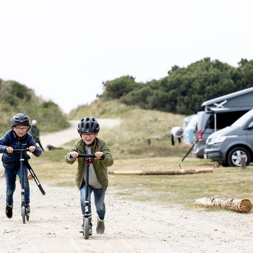 Vejers Strand Camping Pladsen Drenge Løbehjul