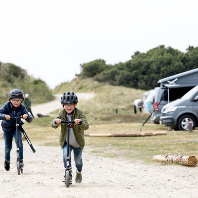 Vejers Strand Camping Pladsen Drenge Løbehjul