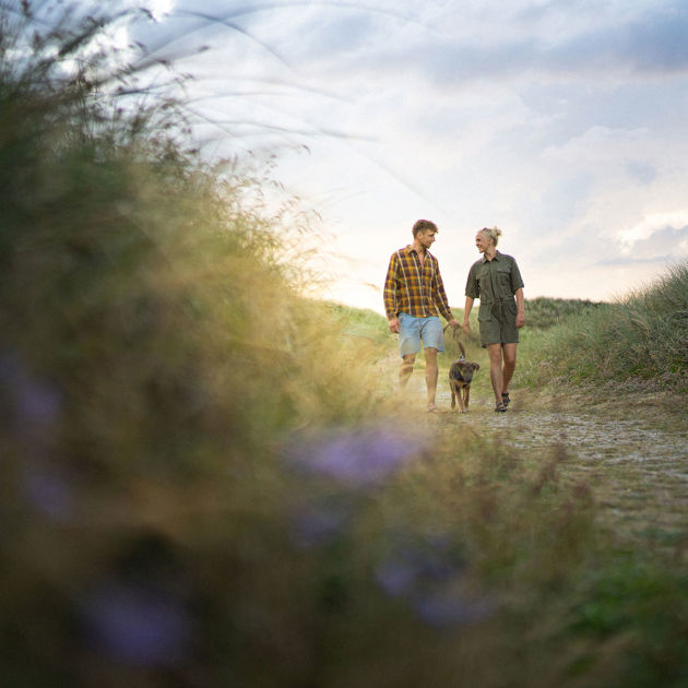 Vejers Strand Camping Pladsen Par Hund