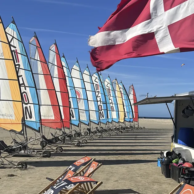 Vejers Strand Kite Syd Blokart Strand Lineup