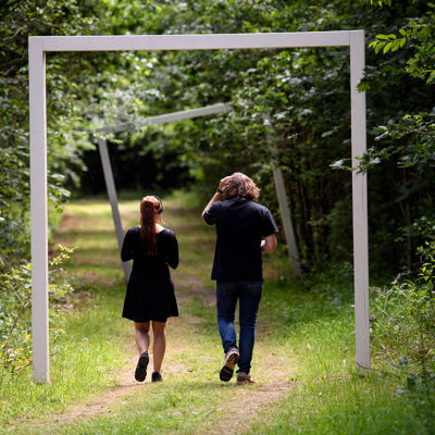 Vejers Strand Camping FLUGT Museum Pressefoto Udstilling Udendørs Vandring