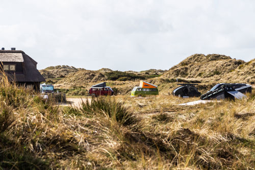 Vejers Strand Camping Pladsen Stemning Campers