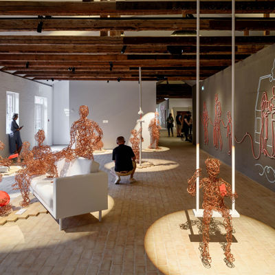 Vejers Strand Camping FLUGT Museum Pressefoto Udstilling Kobber