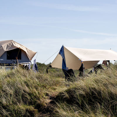Vejers Strand Camping Pladsen Tagtelt Sejl