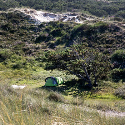 Vejers Strand Camping Pladsen Hullet Telt