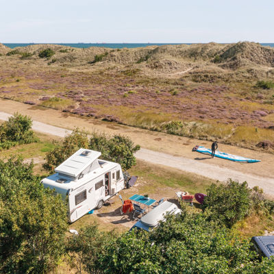 Vejers Strand Camping Skagen Sydstrand Camping Badestrand SUP