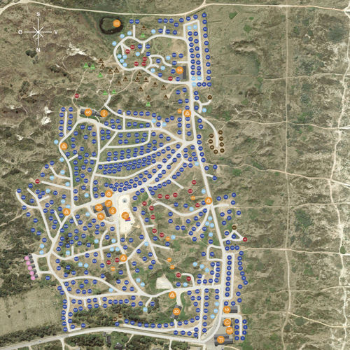 Vejersstrand Pladskort