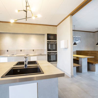 Vejers Strand Camping Pladsen Faciliteter Fællesbygninger Køkken