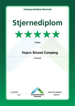 Camping Outdoor Danmark Stjernediplom
